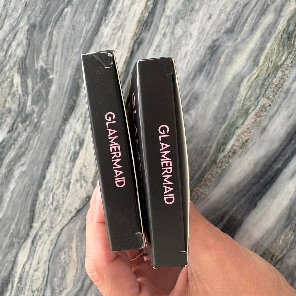Glamermaid Handmade Press On Nails 2 Sets Champagne Gold Cat Eye Gel M302010422A - Picture 7 of 10